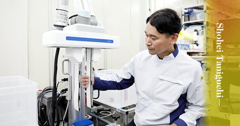 Development of a robot hand with controlled grip force playing a role in automated logistics systems: Shohei Taniguchi Ogp Gm People 02.jpg