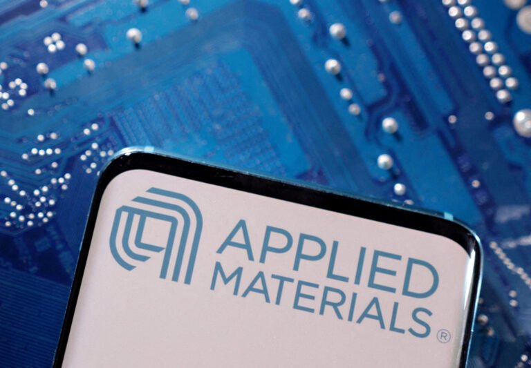 Shares of Applied Materials rise 11% on forecasts of strong demand for AI chip equipment. 2026 02 13t100000z 2 lynxmpem1c0hh rtroptp 4 applied materials stocks scaled.jpg